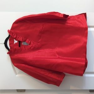 Red blouse